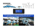 DC Battery Monitor Power Meter Ammeter Digital DC 0-200V Shunt 100A Multimeter, Meter Voltmeter V1366-AZ2-W-15811