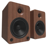 Kanto YU6 200W Powered Bookshelf Speakers with Bluetooth and Phono Preamp - Pair, Walnut with SX22 V398-KO-YU6WALNUT-SX22