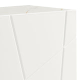 Buffet Sideboard Colour Ceramic Top MDF in Glossy White Gold Colour V43-BFT-AMLA