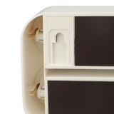 Plastic Wrap Dispenser Innovative Wooden Grain Adjustable Wall 3 In 1 Wrap Organizer with Cutter for V1294-YM0901-3118240160411