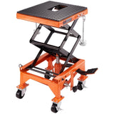 VEVOR Hydraulic Motorcycle Lift Table 350 LBS Dirt Bike Scissor Jack Stand V952-MTCSJJYYBF350G0E1V0