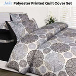 Big Sleep Jake Black Quilt Cover Set Double V442-HIN-QUILTCS-JAKE-BLACK-DS