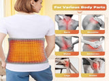 Electric Heating Waist Wrap Belt 9 Heat Levels 4 Timer Auto Off, Soft Plush Thermal Heating Pad for V1265-JK-28