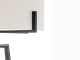 Modern Dimmable Floor Lamp Table Desk Lamp w/ Linen Shade Scandi - Matte Black V563-75181_75182
