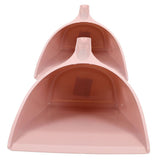 2Pcs Portable Pink Dustpan Made from Premium Plastic for Home and Office Use V1370-AZ4-14876