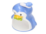 Shaved Ice Machine ABS Penguin Shape Blue Household Portable Manual Snow Cone Maker Machine with V1294-YM0718-3113220134111