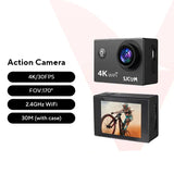 4K Action Camera 30M Waterproof Sports Cam Balck V1142-LP1005007798234923