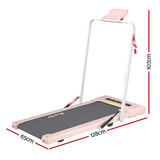 Everfit Treadmill Electric Walking Pad Under Desk Home Gym Fitness 400mm Pink TMILL-400-2IN1-PK