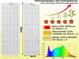 Indoor Full Spectrum LED Plant Grow Light Panel with Smart Timer Adjustable Brightness, 3 Lighting V1341-ZY-YPKDZ5L3-A