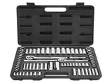 Socket Set, 69 Pieces, 9.5 & 6.4 mm Drive Socket and Ratchet Set, SAE and Metric, Deep and Standard, V952-TTJLBSZJTTJLJ85A3001V0