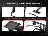 PROFLEX Multi-Station Compact Home Gym Set, 150lbs Weight Plates- M8000 V219-FTNHGMPF8RDA