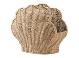 Wicker Wall Basket, Rattan Hanging Storage Organizer, Decorative Basket for Nursery, Bathroom, Front V1369-AZ3-W-09968