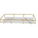 Bathroom Vanity Tray Modern Stylish Anti Slip Kitchen Sink Countertop Storage Organizer S White V1294-YM0710-3112230084111