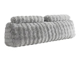 Giselle Wedge Pillow Headboard, Easy Wash Zipper Cover & Anti-Flat Foam, Couch Lumbar Support for HBP-VRNECK-COR-GY-Q