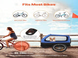 Dog Bike Trailer, Supports up to 40 kg, Pet Cart Bicycle Carrier for Small & Large Dogs, Easy V952-TCSCWZXCTC88AW1LH001V0