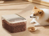 Airtight Pet Food Storage Container for Dog Cat Food Up to 10lbs Large Dry Food Bin with Measuring V1189-LWWAL-20260401-05499