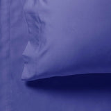 1000TC Ultra Soft Double Size Bed Royal Blue Flat & Fitted Sheet Set V493-ADS-03