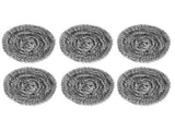 20Pcs Stainless Steel Scrubber Steel Wire Ball Dish Bowl Pot Scouring Brush Kitchen Cleaning Tool V1294-YM0718-3118200270611