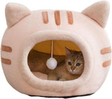Fluffy Dog Bed Cat Bed Winter Pet House Anti-Slip, Large, Pink V1188-MS-325-1454