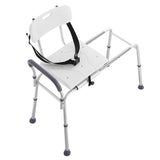 Sliding Tub Transfer Bench Shower Chair & Cut-Out Seat Reversible Backrest V952-YDSYGZYTLSLBHHUJMV0