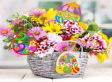 80pcs Easter wooden colored eggs, blank wooden pieces hand-made colored eggs, V1102-HECD-002
