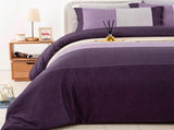 Gray Purple Amalfi Gallery Quilt / Doona / Duvet Cover set V745-AQ080734E3