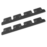 2 Pairs Stove Counter Gap Covers Black Color 35x10CM Adjustable Stove Gap Guard for Kitchen V1294-YM0901-3118240253711