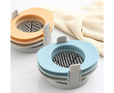 3 In 1 Stainless Steel Cutting Wires Hard Boiled Egg Slicer Cutter Kitchen Tool-Red Green Orange V1263-JX-604