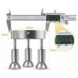 LED, IP44, 3x GU10.3 Tilts Warm Light Ceiling Light Bathroom Lamp Tilt and Tilt V1237-MS-626-022
