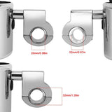 Motorcycle Handlebar Cup Holder Chrome Adjustable for 2232mm Handle V1366-AZ2-W-18494
