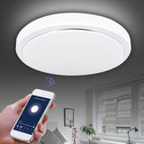 48W Smart WiFi Ceiling Lamp Voice Control Remote Dimmable LED Ceiling Lights Memory Function Bedroom V1294-YM0901-DZ0377G