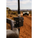 Adjustable Folding UHF Antennas Mount Bracket Black Bullbar Clamp V63-952831