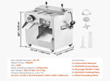 Commercial Electric Meat Grinder Slicer 6.35 kg/Min Sausage Stuffer Maker V952-XSYJQJJS5MM0V5LB0V3