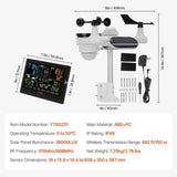 VEVOR 7-in-1 Wireless Weather Station, 7.5 in Large Color Display, Digital Home Weather Station V952-TYNQXZ75VAAA7QJQSV3