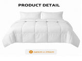 Giselle Bedding Super King Quilt, 200GSM Summer Duck Down Feather Doona Insert QUILT-DFD-200-SK