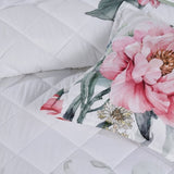Bianca Coleraine White Floral Printed Bedspread Set King V442-BCA-BEDSPREAD-COLERAINE-WHITE-KI