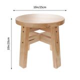 Worgeous Minimalist Design Stool Wood 1Pack V1192-AZ-W-23925