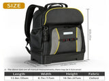 Travel Backpack Oxford Fabric Backpack Durable Backpack Spacious Backpack - Black - Size regular V1106-DSZ-XXX2-NNN-BLK-REGULAR