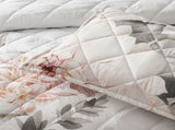 Bianca Giselle White Polyester Printed Floral Coverlet Set Queen/King V442-BCA-COVERLETS-GISELLE-WHITE-KI