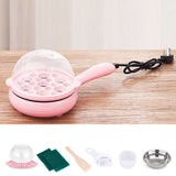 Multifunctional 2 in 1 Egg Cooker Non Stick Egg Frying Pan Egg Boiler Automatic Off Egg Boiler V1294-YM0717-3113220194612