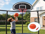 Everfit Kids Basketball Hoop with Ball and Pump Fit for Trampoline 25mm-32mm Poles Black BAS-HOOP-D38-TRAMPO-BK