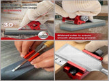 Adjustable Honing Guide Jig for Woodworking Chisels and Planer Blades with Rolling Roller and V1341-ZY-BLADES7-UPGRADEDMODEL