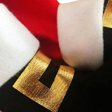 Christmas elements Chair Leg Covers 12-Pack - Festive Polyester Santa Boots for Dining Room V888-ELOSUNG56639