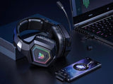 2.4GHz Wireless Gaming Headset with Flip Microphone for PC-Black V1263-JX-7533-1