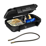 Portable Safe Box Combination Code Security Case LockBox with Removable Chain Gray V1263-JX-7156-2