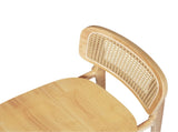 Levede 4x Rattan Dining Chair Wooden Kitchen Chair CH1145-2-NTX2