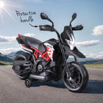 Kids Electric Ride On Car Motorcycle Motorbike Aprilia Licensed Dorsoduro 900 RCAR-MBIKE-LS-APRILIA-S-BK