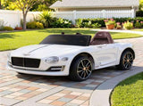 Kids Electric Ride On Car Bentley Licensed EXP12 Toy Cars Remote 12V White RCAR-EXP12-WH