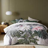 Accessorize Curiosity Washed Cotton Printed 3 Piece Comforter Set Queen V442-HIN-COMFORTER-CURIOSITY-CREAM-QS