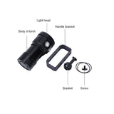 IPX8 18000lm 500M Flashlight Waterproof Lamp Light Underwater Outdoor Camp V1294-YM0901-JY05721
